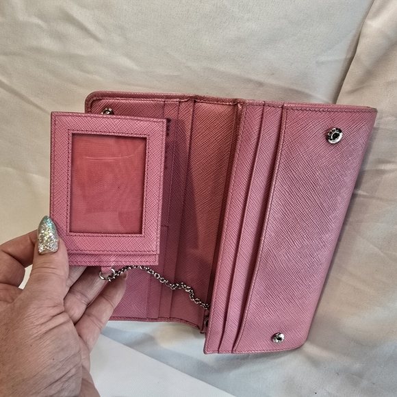 Prada pink saffiano leather protect piece - Picture 5 of 12